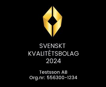 Svenskt Kvalitétsbolag 2024